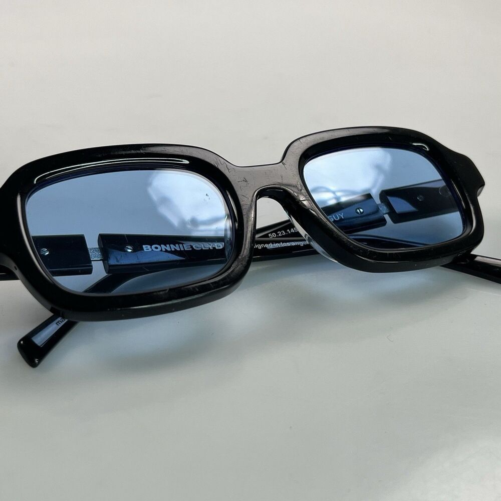 Bonnie Clyde Shy Guy Sunglasses Blue Lenses Los Angeles